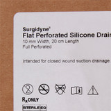 McKesson Brand Wound Drain Tube Flat Hubless Type Without Attachment Flat Perforated Channel Type 10 Fr. Size Sterile, 360005, Case of 10