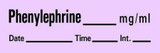Drug Label Tape Anesthesia Removable Phenylephrine 1/2 x 1 in 333 imprint Roll of 1 AN-81 Timemed 236905_RL Drug Label Tape Anesthesia Removable Phenylephrine 1/2 x 1 in 333 imprint Roll of 1 AN-81 Timemed 236905_RL