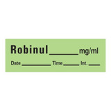 Drug Label Tape Anesthesia Robinul 1-1/2 in AN-88 Roll of 1 AN-88 Timemed 184643_RL
