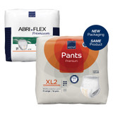 Abena Premium Pants XL2 Absorbent Underwear Pull On with Tear Away Seams Adult X-Large Unisex Disposable Heavy Absorbency, 1000021329, Case of 96