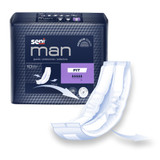 Seni Man Fit Bladder Control Pad 3-1/2 X 15-7/10 Inch Moderate Absorbency Super Absorbent Core One Size Fits Most, S-FT10-US1, Pack of 10