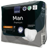 Abena Premium Man Bladder Control Pad 9 X 11.4 Inch Moderate Absorbency Fluff / Polymer Core Size 2, 1000021336, Pack of 15