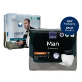 Abena Premium Man Bladder Control Pad 9 X 11.4 Inch Moderate Absorbency Fluff / Polymer Core Size 2, 1000021336, Case of 180