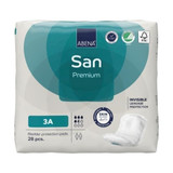 Abena San Premium Bladder Control Pad 4.3 X 12.9 Inch Moderate Absorbency Fluff / Polymer Core Size 3A, 1000021305, Pack of 28