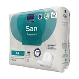 Abena San Premium Bladder Control Pad 4.3 X 12.9 Inch Moderate Absorbency Fluff / Polymer Core Size 3A, 1000021305, Pack of 28