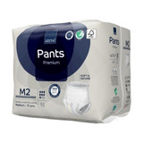 Abena Premium Pants M2 Absorbent Underwear Pull On with Tear Away Seams Adult Medium Unisex Disposable Heavy Absorbency, 1000021323, Case of 90