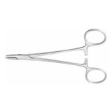 Needle Holder McKesson 5-1/2 Inch Length Serrated Jaws Finger Ring Handle 43-2-832 Pack of 1 43-2-832 McKesson 487605_EA