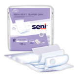 Seni Soft Super Dry Disposable Underpad 23 X 35 Inch Cellulose Pulp Light Absorbency, S-0315-UD1, Pack of 15