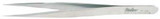 Splinter Forceps Miltex® Swiss-Jeweler 4-3/4 Inch Length Surgical Grade NonMagnetic Stainless Steel NonSterile NonLocking Thumb Handle Straight Fine Tip 17-301 Pack of 1 17-301 Miltex® 263587_EA