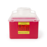 BD Sharps Container Red Base 11-1/2 H X 12-4/5 W X 8-4/5 D Inch Vertical Entry 3.5 Gallon, 305456, Case of 20