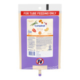 Compleat Peptide 1.5 Tube Feeding Formula Vegetable / Fruit Flavor Liquid 1000 mL Ready to Hang Prefilled Container, 43900617152, Pack of 1
