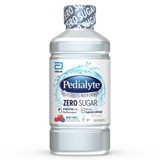 Oral Electrolyte Solution Pedialyte Zero Sugar Berry Frost Flavor 33.8 oz. Electrolyte 67966 Case of 4