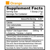 Healios Oral Supplement Orange Flavor Powder 11.64 oz. Jar, GN0141, Pack of 1