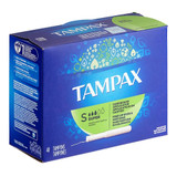 Tampax Tampon Super Absorbency Cardboard Applicator Individually Wrapped, 00073010000728, Box of 40