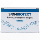 SionBiotext Skin Barrier Wipe Isopropyl Alcohol, Water, SD Ethanol -40, Vinyl Caprolactam/VP/Dimethylaminoethyl Methacrylate Copolymer Individual Packet NonSterile, 423779, Box of 50