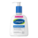 Facial Cleanser Cetaphil Daily Facial Cleanser Gel 8 oz. Pump Bottle Gentle Scent Pack of 1