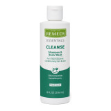 Shampoo and Body Wash Remedy Essentials 8 oz. Flip Top Bottle Citrus Vanilla Scent MSC092SBW08 Case of 36 Shampoo and Body Wash Remedy Essentials 8 oz. Flip Top Bottle Citrus Vanilla Scent MSC092SBW08 Case of 36
