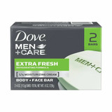 Soap Dove Men+Care Bar 3.75 oz. Individually Wrapped Extra Fresh Scent Pack of 1