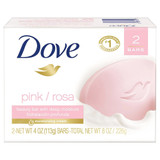 Soap Dove Beauty Bar Bar 3.75 oz. Individually Wrapped Pomegranite / Hibiscus Tea Scent Pack of 1
