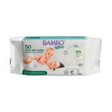 Baby Wipe Bambo Nature Soft Pack Unscented Case of 768