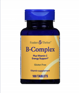 Multivitamin Supplement Foster & Thrive™ Vitamin B / Ascorbic Acid Tablet 100 per Bottle 01093995709 Bottle of 1 01093995709 Foster & Thrive™ 1238901_BT