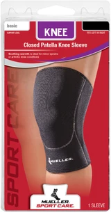 Knee Sleeve Mueller Large Pull-On 16 to 18 Inch Knee Circumference Left or Right Knee 52643 Pack of 1