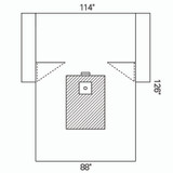 Orthopedic Drape Orthoarts Lower Extremity Drape 114 W x 88 W x 126 L Inch Sterile 89278 Case of 7