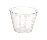 Medicine Cup 1 oz. Clear Plastic Disposable NonSterile, DYND80000, Case of 50