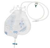 Urinary Drain Bag AMSure Anti-Reflux Valve Sterile Fluid Path 2000 mL AS302 Pack of 1