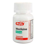 Meclizine HCl 12.5 mg Tablet Bottle 100 Tablets 00536129701 Bottle of 1 00536129701 MAJOR PHARMACEUTICALS 1180517_BT