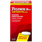 Tylenol Arthritis Pain Relief 650 mg Strength Acetaminophen Caplet 100 per Bottle, 50580078332, Bottle of 1