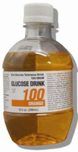 Glucose Tolerance Beverage Glucose Drink Orange 100 Gram 10 oz. per Bottle 10-O-100 Case of 24