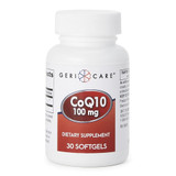 Dietary Supplement Coenzyme Q-10 100 mg Strength Softgel 30 Bottle of 1