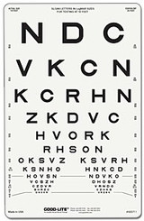 Eye Chart Good-Lite 10 Foot Distance Acuity Test 600711 Pack of 1