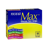 Blood Glucose Test Strips Nova Max® 50 Strips per Pack 43523 Box of 50