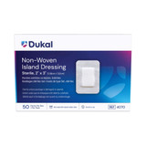 Dukal Island Dressing 2 X 3 Inch Rectangle Sterile, 4070, Case of 400