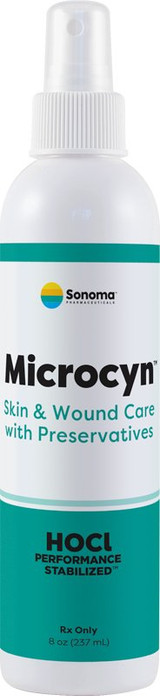 Microcyn Wound Cleanser 8 oz. Spray Bottle Antimicrobial, 84507, Pack of 1