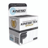Kinesio Tex Gold FP Kinesiology Tape Black 2 Inch X 5-1/2 Yard Cotton NonSterile, 24-4873, Roll of 1