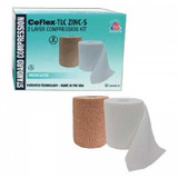 2 Layer Compression Bandage System CoFlex® TLC Zinc with Indicators 4 Inch x 6 Yard / 4 Inch x 7 Yard Self-Adherent / Pull On Closure Tan NonSterile 35 to 40 mmHg 8840UBZ-SC Case of 16 8840UBZ-SC CoFlex® TLC Zinc with Indicators 1077723_CS
