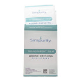Simpurity Transparent Film Dressing 4 X 5 Inch Without Delivery Method Rectangle Sterile, SNS57245, Box of 12