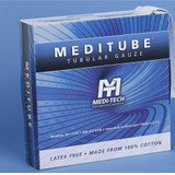 Meditube Tubular Retainer Dressing White Cotton Size 1 5/8 Inch X 50 Yard Small Finger / Toe NonSterile, MTTG319, Box of 1