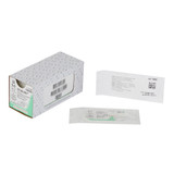 Nonabsorbable Suture with Needle Ethilon Nylon PC-3 3/8 Circle Precision Conventional Cutting Needle Size 5 - 0 Monofilament 1865G Box of 12