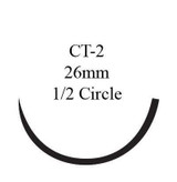 Nonabsorbable Suture with Needle Prolene™ Polypropylene CT-2 1/2 Circle Taper Point Needle Size 2 - 0 Monofilament 8411H Box of 36 8411H Prolene™ 3217_BX