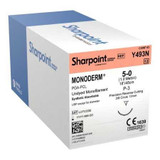 Absorbable Suture with Needle Monoderm™ Polyglycolic Acid DSM13 3/8 Circle Precision Reverse Cutting Needle Size 5 - 0 Monofilament Y493N Box of 1 Y493N Monoderm™ 883179_BX Absorbable Suture with Needle Monoderm™ Polyglycolic Acid DSM13 3/8 Circle Precision Reverse Cutting Needle Size 5 - 0 Monofilament Y493N Box of 1 Y493N Monoderm™ 883179_BX
