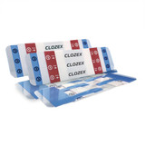 Clozex Skin Closure Device 1-1/2 X 1-3/8 Inch Polyurethane, Polyester, Medical Grade Acrylic Interlaced Closure Strip Clear, CL1040S, Box of 10