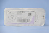 Absorbable Antibacterial Suture with Needle Coated Vicryl Plus Polyglactin -1 1/2 Circle Taper Point Needle Size 1 Braided VCP341H Box of 36