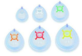 Anesthesia Mask Venticaire® Tail Valve Style Pediatric Size 3 Hook Ring 038-52-415SFPU Box of 20 038-52-415SFPU Venticaire® 698528_BX