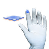 Biogel PI Indicator Underglove Surgical Underglove Size 8.5 Sterile Polyisoprene Standard Cuff Length Smooth Blue Chemo Tested, 41685, Case of 200