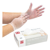 Basic Exam Glove X-Large NonSterile Vinyl Standard Cuff Length Smooth White Not Rated, 09112876762, Box of 1