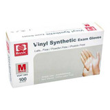 Exam Glove Basic® Medium NonSterile Vinyl Standard Cuff Length Smooth White Not Rated 09112876760 Box of 1 09112876760 Basic® 1221122_BX Exam Glove Basic® Medium NonSterile Vinyl Standard Cuff Length Smooth White Not Rated 09112876760 Box of 1 09112876760 Basic® 1221122_BX